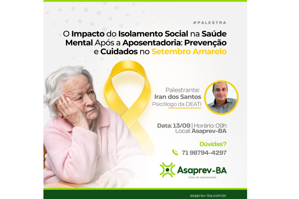 Setembro Amarelo na ASAPREV-BA